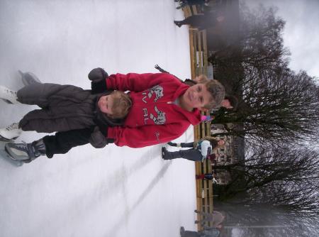 a la patinoire